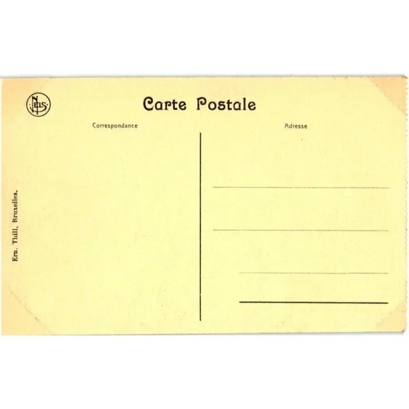 Ruines de Louvain Université vue du Vieux Marché- Louvain, Belgium Postcard - Picture 2 of 2